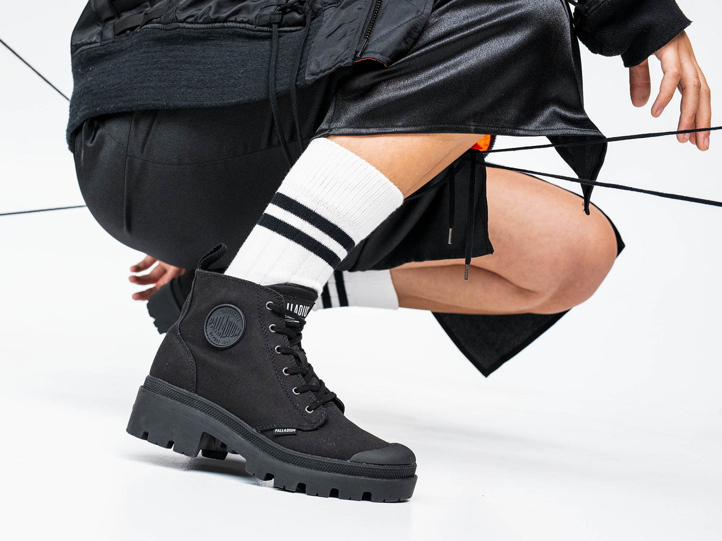 PALLABASE TWILL Boots & High-Top Shoes